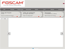 Tablet Screenshot of foscam.com.co