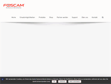 Tablet Screenshot of foscam.de
