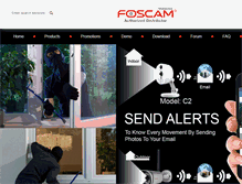 Tablet Screenshot of foscam.my
